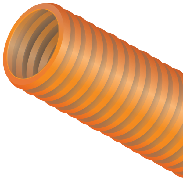 Corrugated conduit is made from HDPE and works well for short runs and in installations where flexibility is a key requirement.