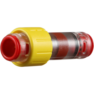 Os conectores de bloqueio de gás fornecem uma vedação de gás simples e eficaz entre o MicroDuto e o cabo óptico.