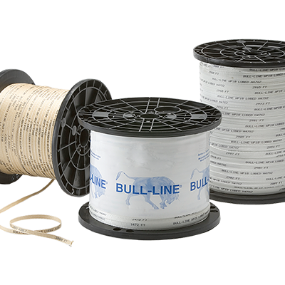 Choose from Woven Polyester, Woven or Aramid Bull-Line Pull Tape. Availble in pull strengths from 500lb – 2,500lb tensile strengths. Bull-Line Pull Tape can be pre-installated into conduit. Test results prove that Bull-Line is superior when compared to competitor brands. 