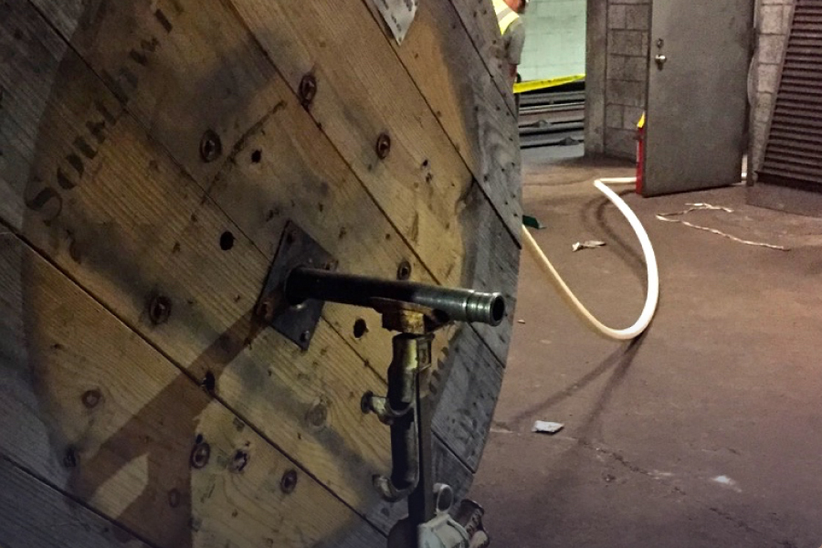 Conduit installation in confined spaces